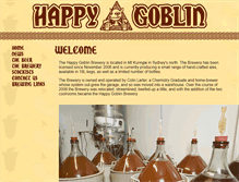 Tablet Screenshot of happygoblin.com.au